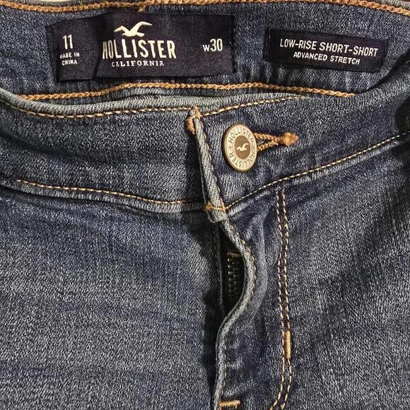 Hollister Advanced Stretch 11 Low Rise New Short Short W30 Fitted 2-in (76-5) - Picture 5 of 10